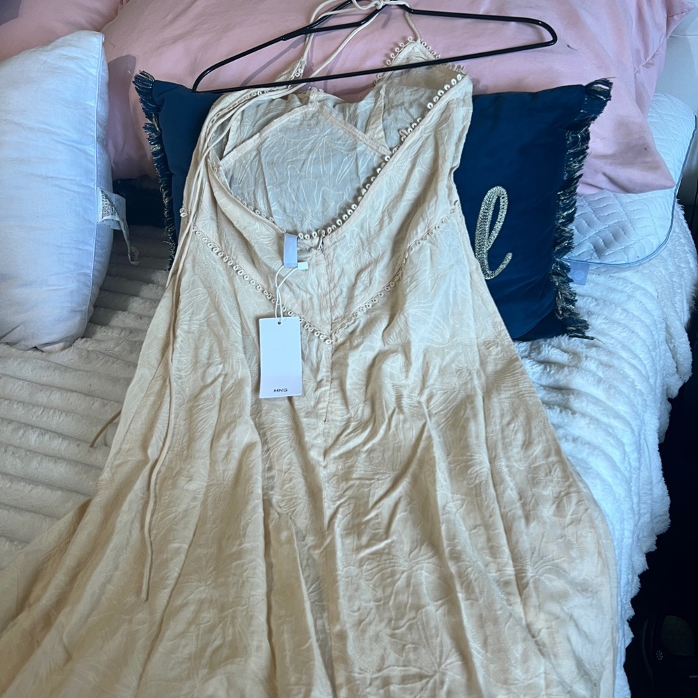 Mango Cream Maxi Dress - Picture 9 of 13